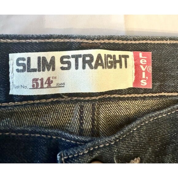 Levis 514 Jeans Mens Size 36X30Slim Fit Straight Leg Medium Blue Denim 36 30 - Picture 5 of 5